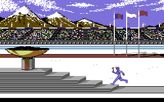 Winter Games screenshot 4 for Commodore 64